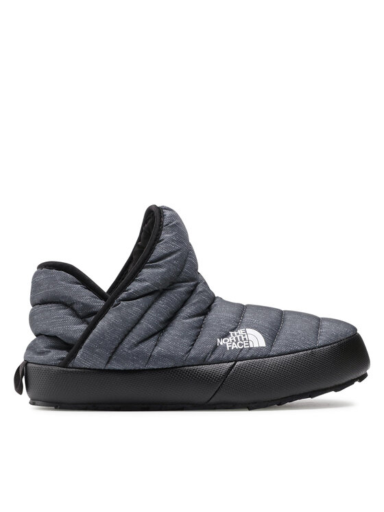 Papuci de casă The North Face Thermoball Traction Bootie NF0A331H4111 Phantom Grey Heather Print/Tnf Black