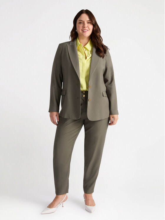 Fiorella Rubino Fiorella Rubino Giacca outdoor Q512T000191N015 Verde Slim Fit