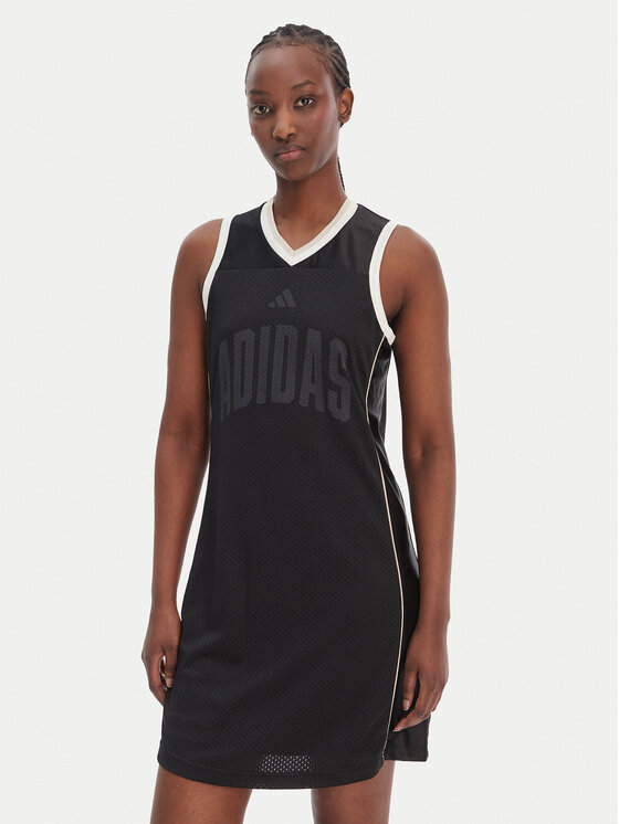 adidas adidas Kasdieninė suknelė Stadium JY6973 Juoda Slim Fit