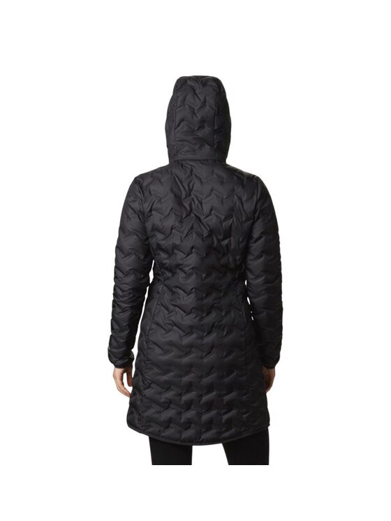 Columbia Columbia Kurtka zimowa Delta Ridge ong Down Jacket 1909254010 Czarny Regular Fit