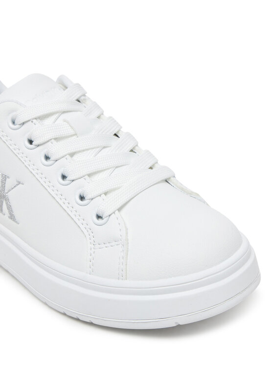 Calvin Klein Jeans Calvin Klein Jeans Laisvalaikio batai Low Cut Lace-Up Sneaker V3A9-82013-1355 M Balta