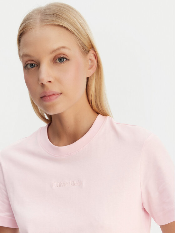 Calvin Klein Calvin Klein T-Shirt LV044C905G Ροζ Regular Fit