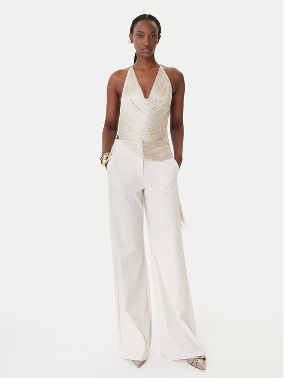 Patrizia Pepe Patrizia Pepe топ 8F0113/J406-W409 Бежов Regular Fit