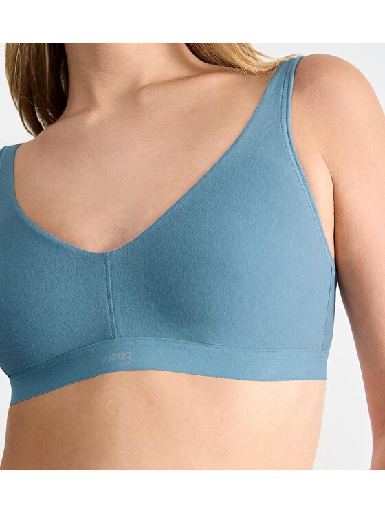 Triumph Triumph Biustonosz sloggi EVER Ease Soft bra Niebieski