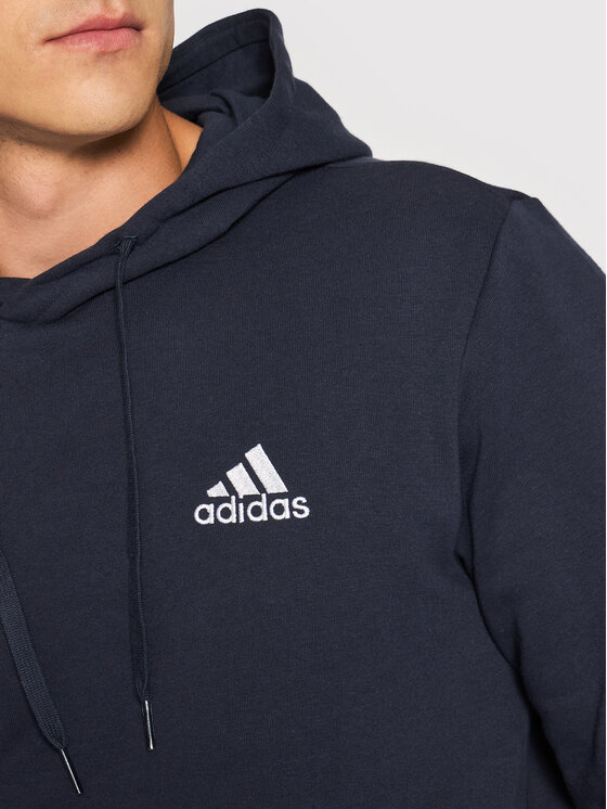 adidas adidas Jopa FeelCozy Hoodie H12216 Mornarsko modra Regular Fit