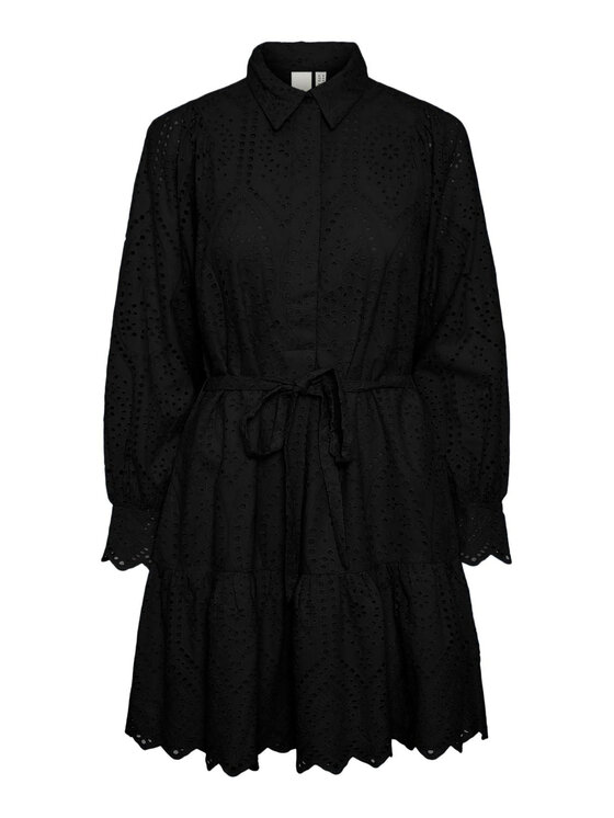 YAS YAS Sommerkleid Holi 26030709 Schwarz Loose Fit