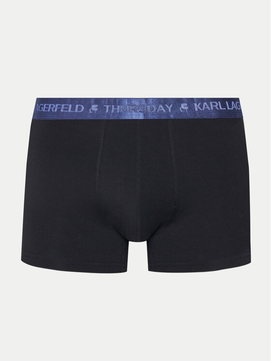 KARL LAGERFELD KARL LAGERFELD 7 db-os boxeralsó szett A1M47118 Fekete