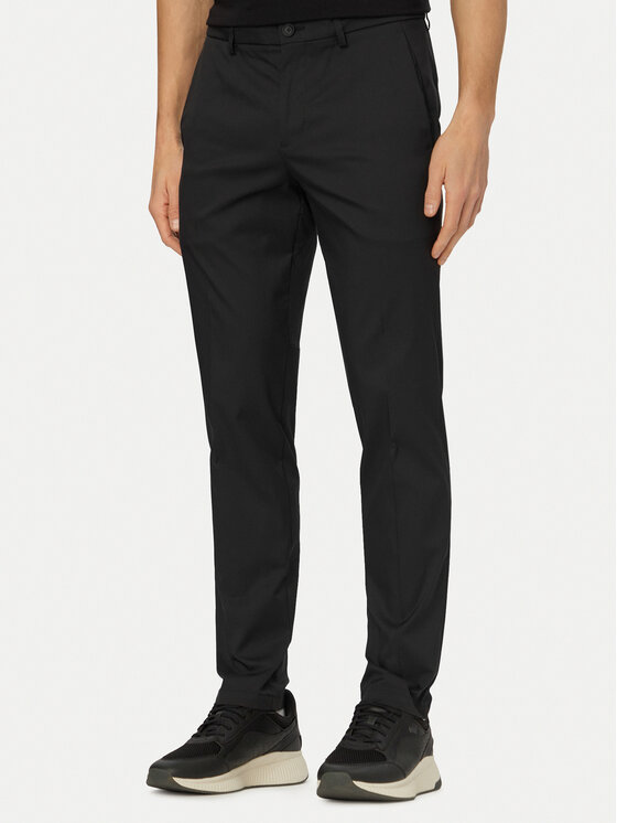 BOSS BOSS Szövet nadrág T_Phoenix Pro 50541368 Fekete Regular Fit