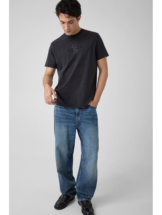 Guess Guess T-Shirt 183291 Czarny Classic Fit