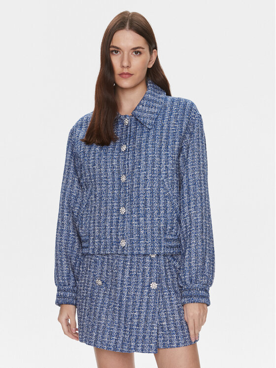 Custommade Custommade Преходно яке Frances 999830881 Син Relaxed Fit