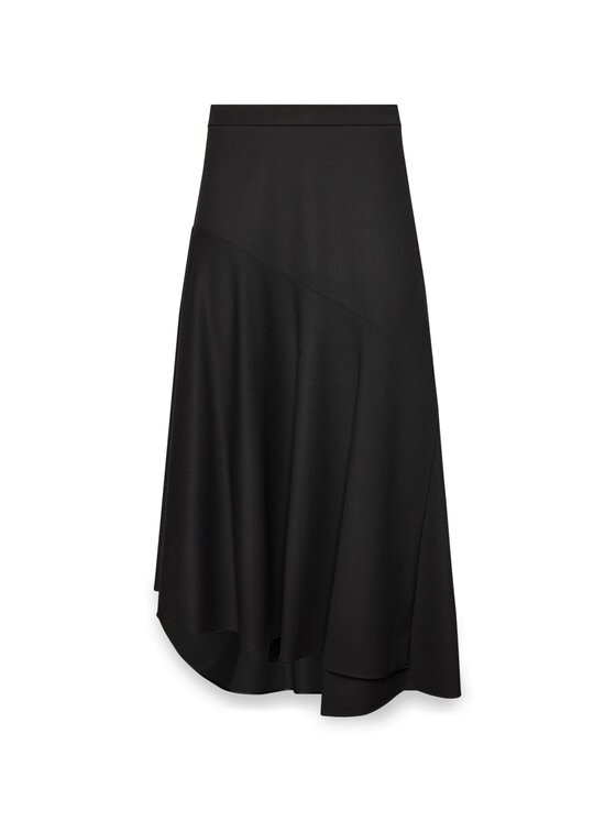 Elena Mirò Elena Mirò Spódnica midi 1005P000102N033 Czarny Flared Fit