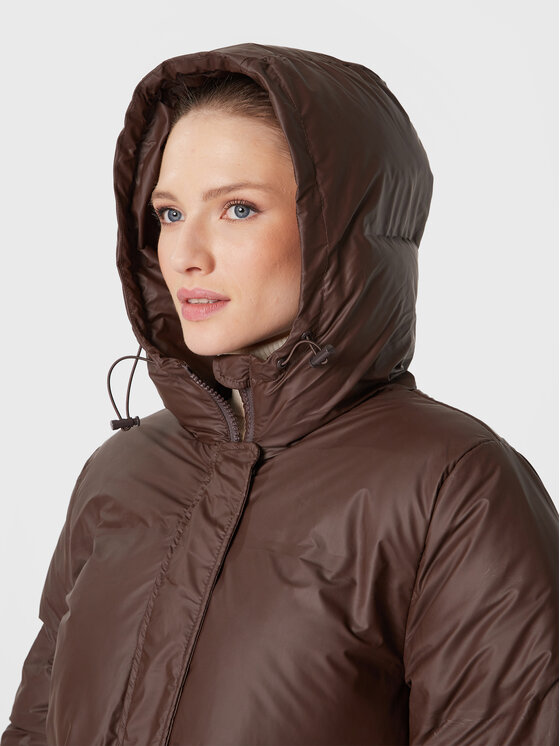 ICHI ICHI Παλτό μεταβατικό Faunus 20114839 Καφέ Regular Fit