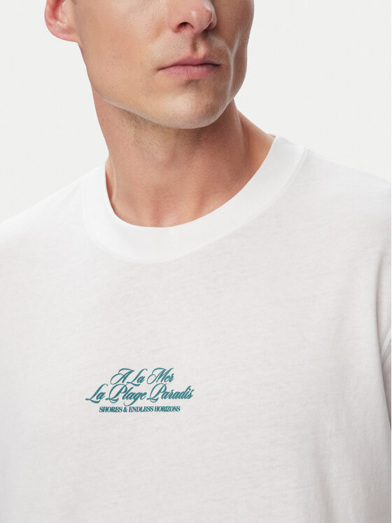Jack & Jones Jack & Jones T-Shirt Cassis Photo Back 12295050 Λευκό Relaxed Fit