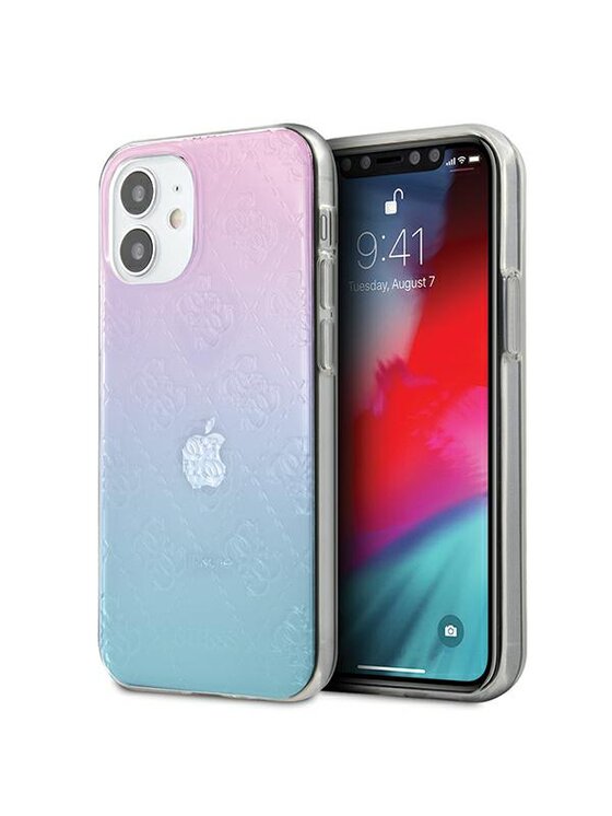 Guess Guess Etui na telefon iPhone 12 Mini Niebieski