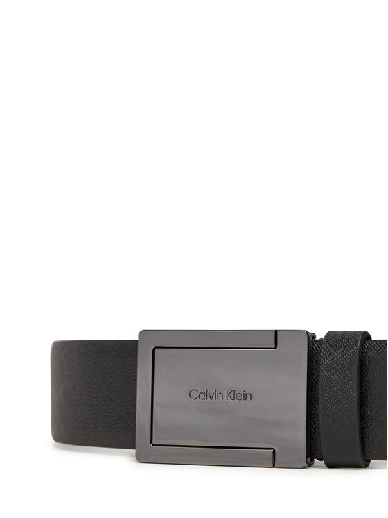 Calvin Klein Calvin Klein Vyriškas Diržas Formal Plaque Tex 35Mm K50K512843 Juoda