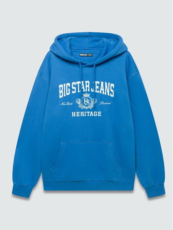 BIG STAR BIG STAR Bluza NOEL Niebieski Comfort Fit