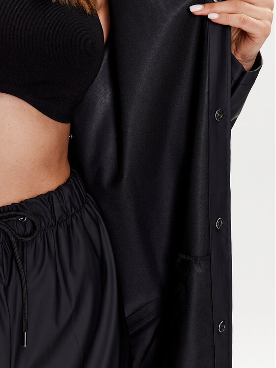 Rains Rains Geacă de ploaie 18360 Negru Regular Fit