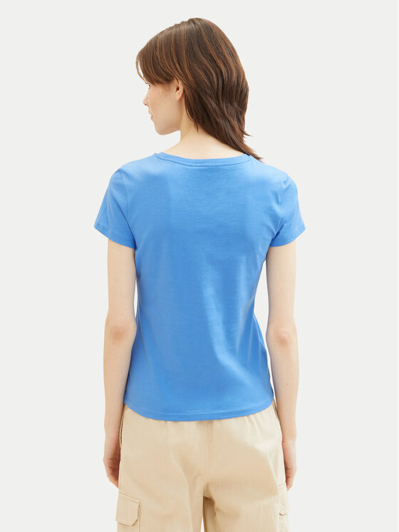 Tom Tailor Denim Tom Tailor Denim T-Shirt 1040185 Μπλε Regular Fit