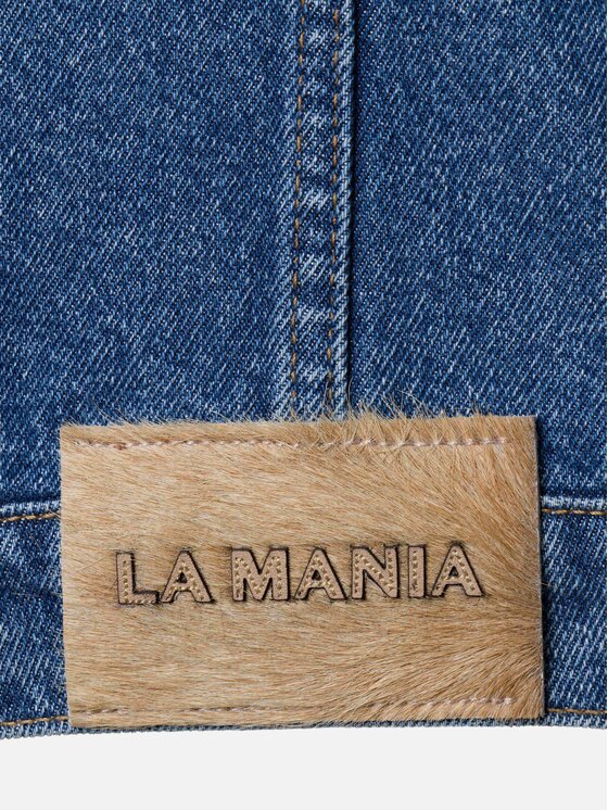 La Mania La Mania Kurtka jeansowa HAIM Niebieski Basic Fit