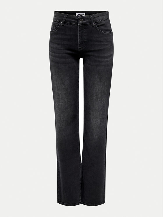 ONLY ONLY Jeans hlače Blush 15330779 Črna Straight Fit