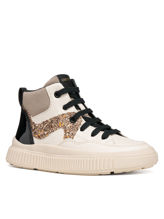 Geox Geox Сникърси J Laquinny Girl J66M3D 05402 C1MB6 S Кремав