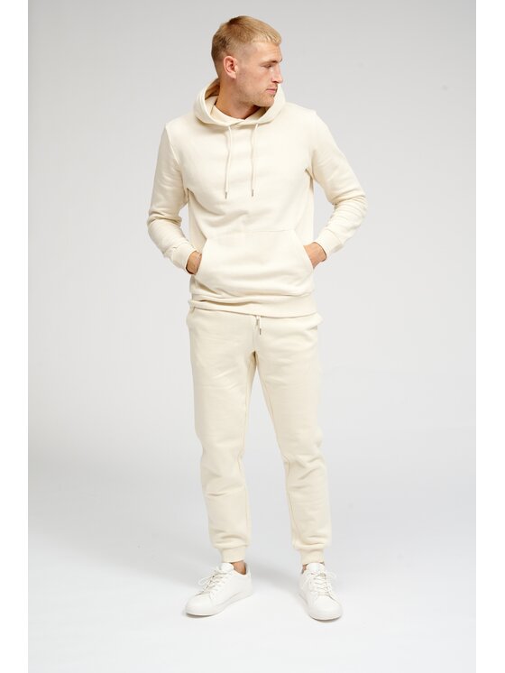 TeeShoppen TeeShoppen Joggery 'Basic Collection' Beżowy Regular Fit