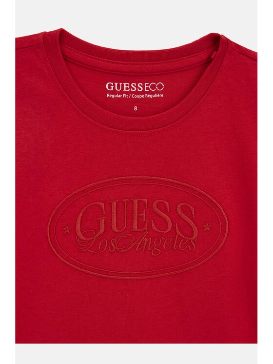 Guess Kids Guess Kids T-Shirt 184427 Czerwony Classic Fit