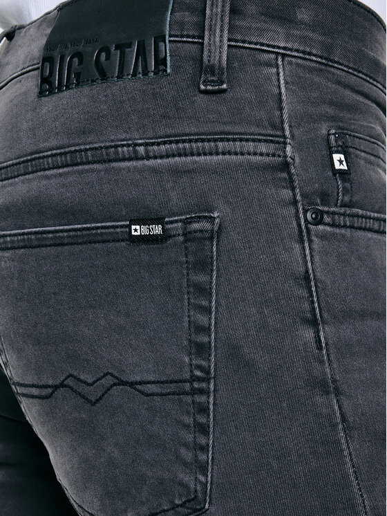 BIG STAR BIG STAR Jeansy DERIC Szary Skinny Fit