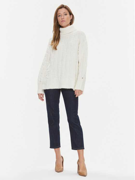 Tommy Hilfiger Tommy Hilfiger Golfas WW0WW39886 Écru Relaxed Fit