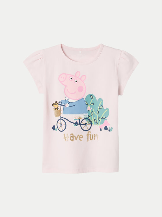 NAME IT T-krekls PEPPA PIG 13231832 Rozā Regular Fit