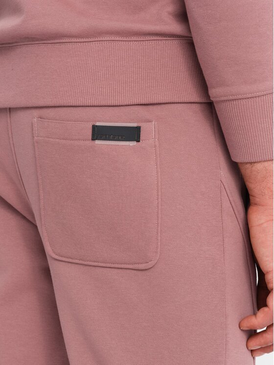 Ombre Ombre Komplet dresowy Z84 Różowy Regular Fit