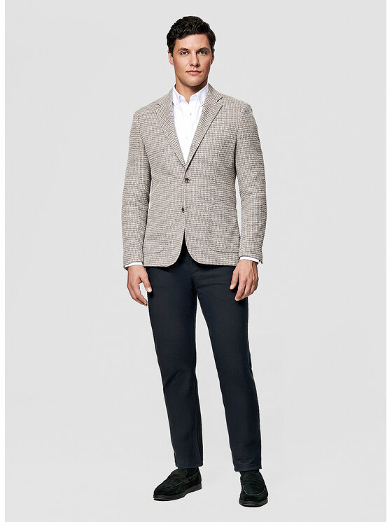Pako Lorente Pako Lorente Marynarka P26SF-3X-018 Beżowy Slim Fit