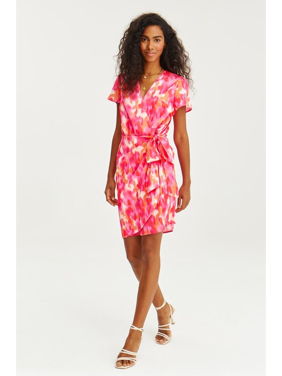 NAOKO NAOKO Každodenní šaty Pinkspresso Růžová Regular Fit