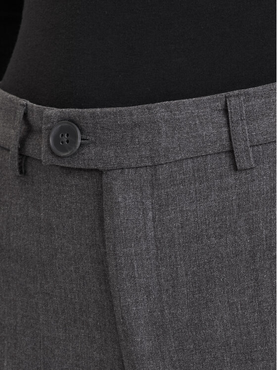 Vero Moda Vero Moda Bavlnené nohavice Texas 10334103 Sivá Straight Fit