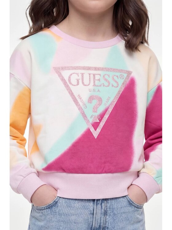 Guess Kids Guess Kids Sweter 181374 Kolorowy Classic Fit