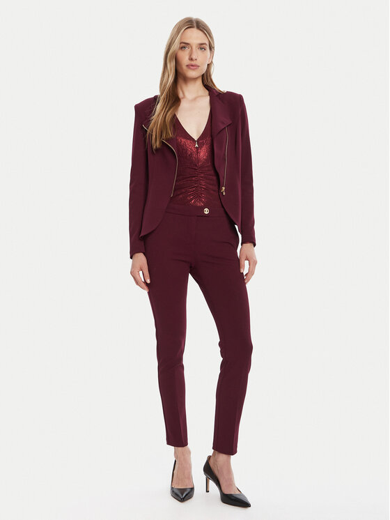 Rinascimento Rinascimento Pantaloni chino CFC0126226003 Vișiniu Slim Fit