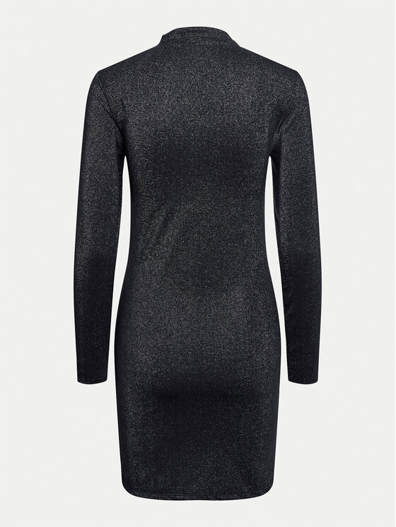 Pieces Pieces Každodenné šaty Monica 17151155 Čierna Slim Fit