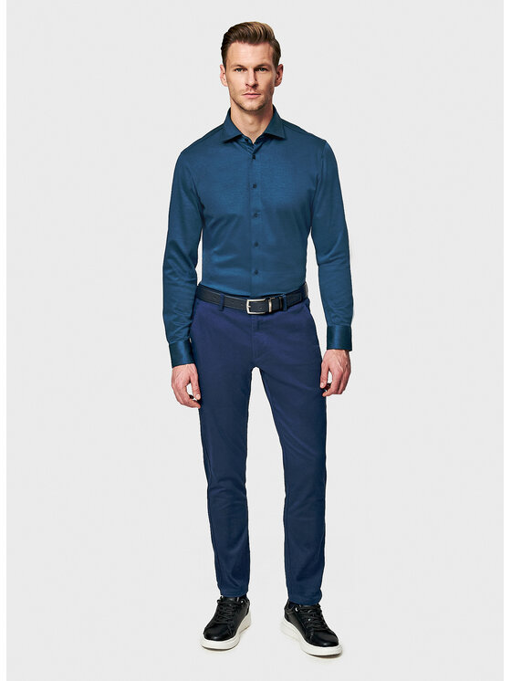 Pako Lorente Pako Lorente Koszula P26SF-1X-016 Granatowy Classic Fit