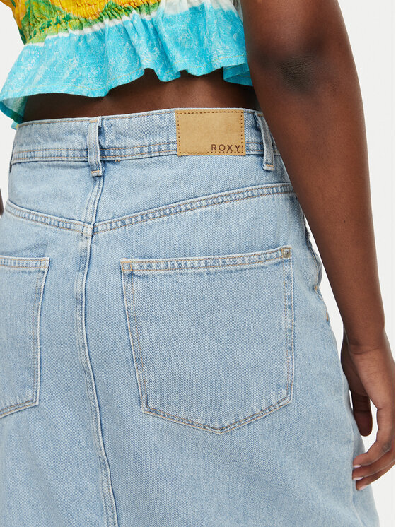 Roxy Roxy Jeans suknja Sun Winds ERJDK03035 Plava Regular Fit