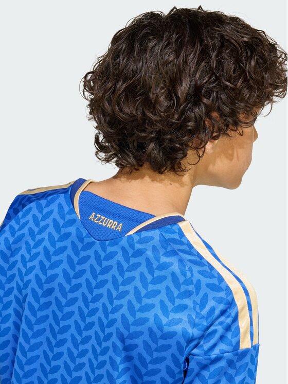 adidas adidas Koszulka techniczna Italy 26 Home Kids Jersey Błękitny Slim Fit
