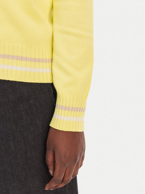 Liu Jo Sport Liu Jo Sport Sweater TA6068 MS49I Sárga Regular Fit