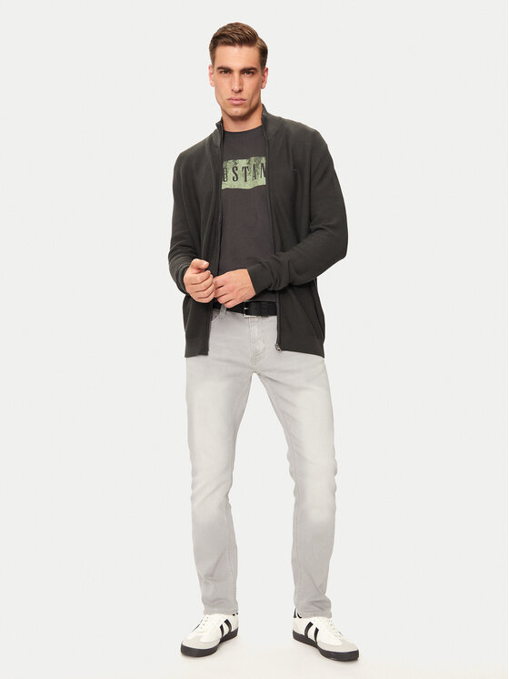 Mustang Mustang Sweter Escondido 1015476 Czarny Regular Fit