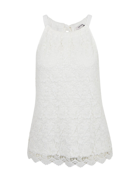 Orsay Orsay Tank top 102091001000__M Biały Regular Fit