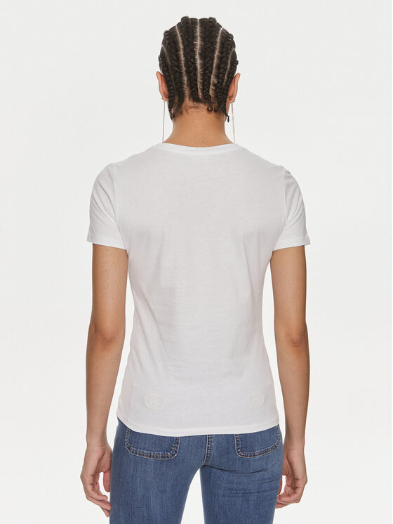 Elisabetta Franchi Elisabetta Franchi T-Shirt MA-52N-41E2-V180 Biały Regular Fit