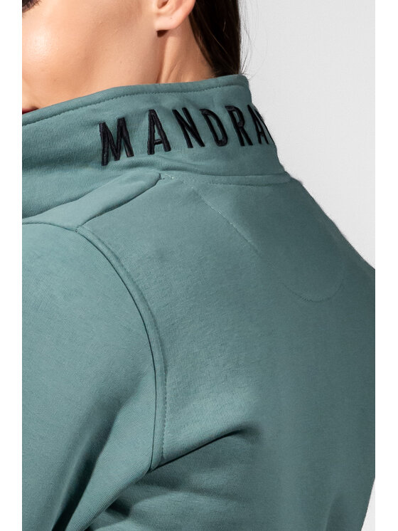 MANDRAGORA MANDRAGORA Felpa cudowronka Verde Slim Fit