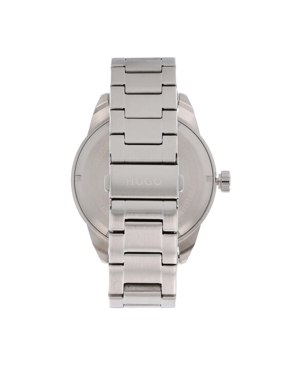HUGO Hugo Zegarek Grip 1530276 Srebrny