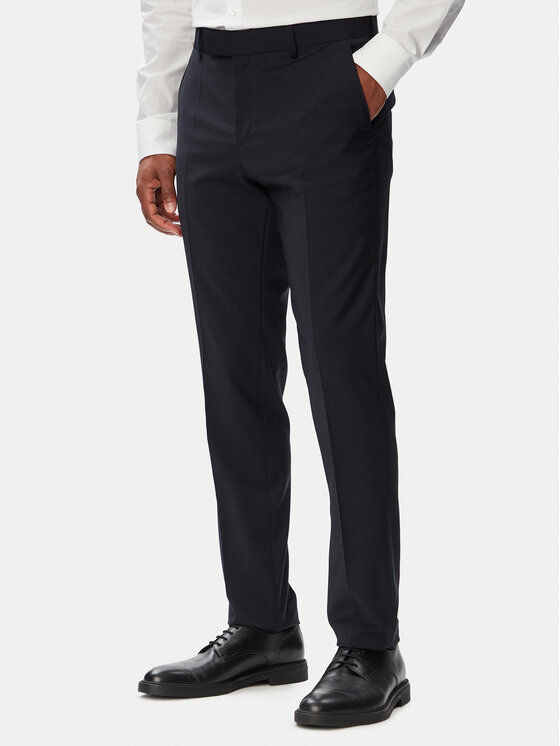 BOSS Pantaloni de costum H-George-263 50567486 Bleumarin Slim Fit