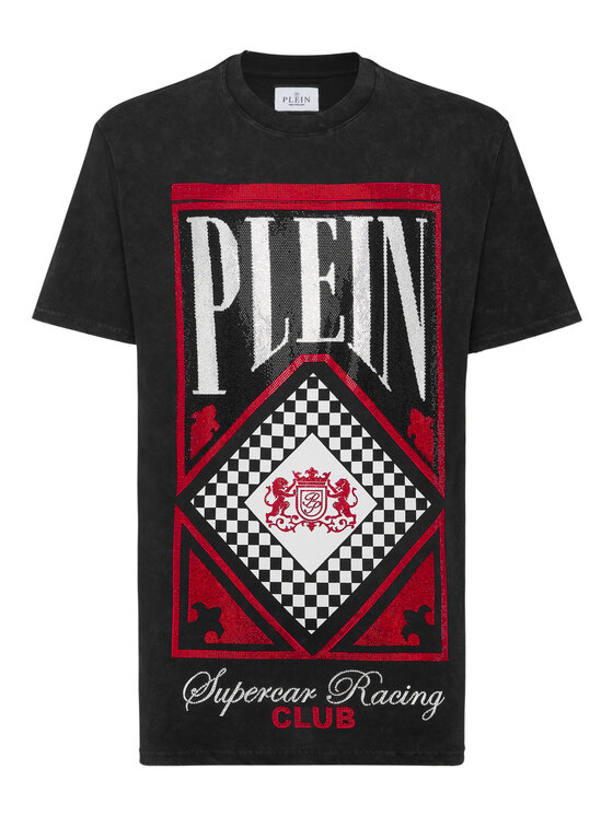 PHILIPP PLEIN PHILIPP PLEIN T-Shirt 21097 Czarny Regular Fit