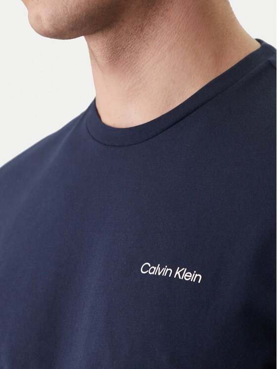 Calvin Klein Calvin Klein Тишърт Micro Logo LV04LC255G Тъмносин Regular Fit