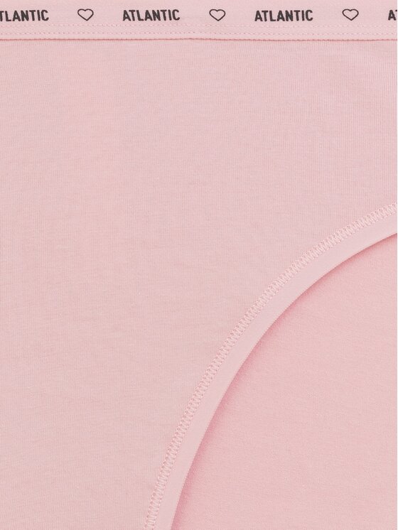 Atlantic Atlantic Figi klasyczne flat elastic Różowy